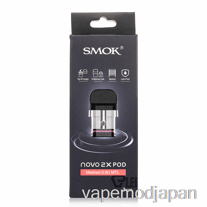 Vape Mod Smok Novo 2x 交換ポッド 0.6ohm メッシュ Mtl ポッド